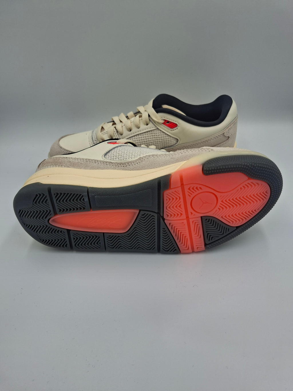 Nike Air Jordan Flight Court Pale Ivory Infrared UK Size 5.5