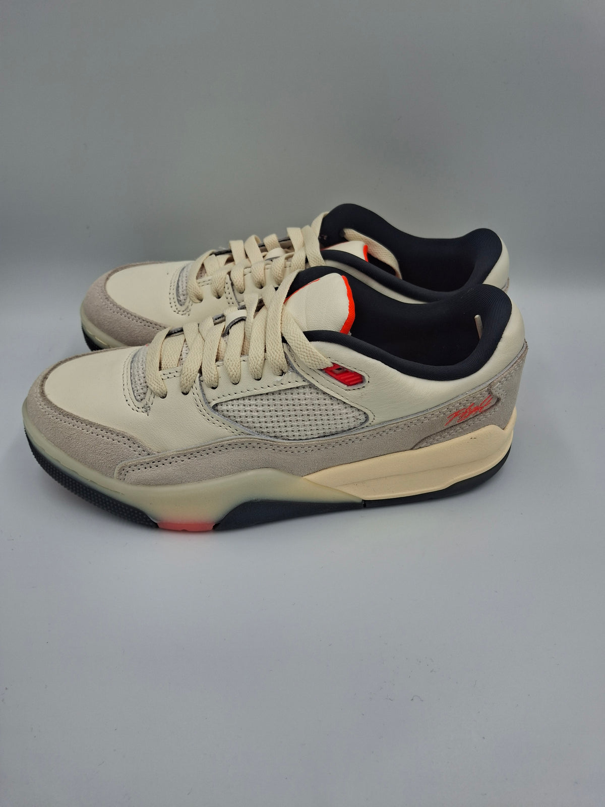 Nike Air Jordan Flight Court Pale Ivory Infrared UK Size 5.5