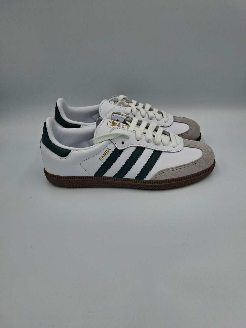 Adidas Samba OG White Green UK Size 4.5