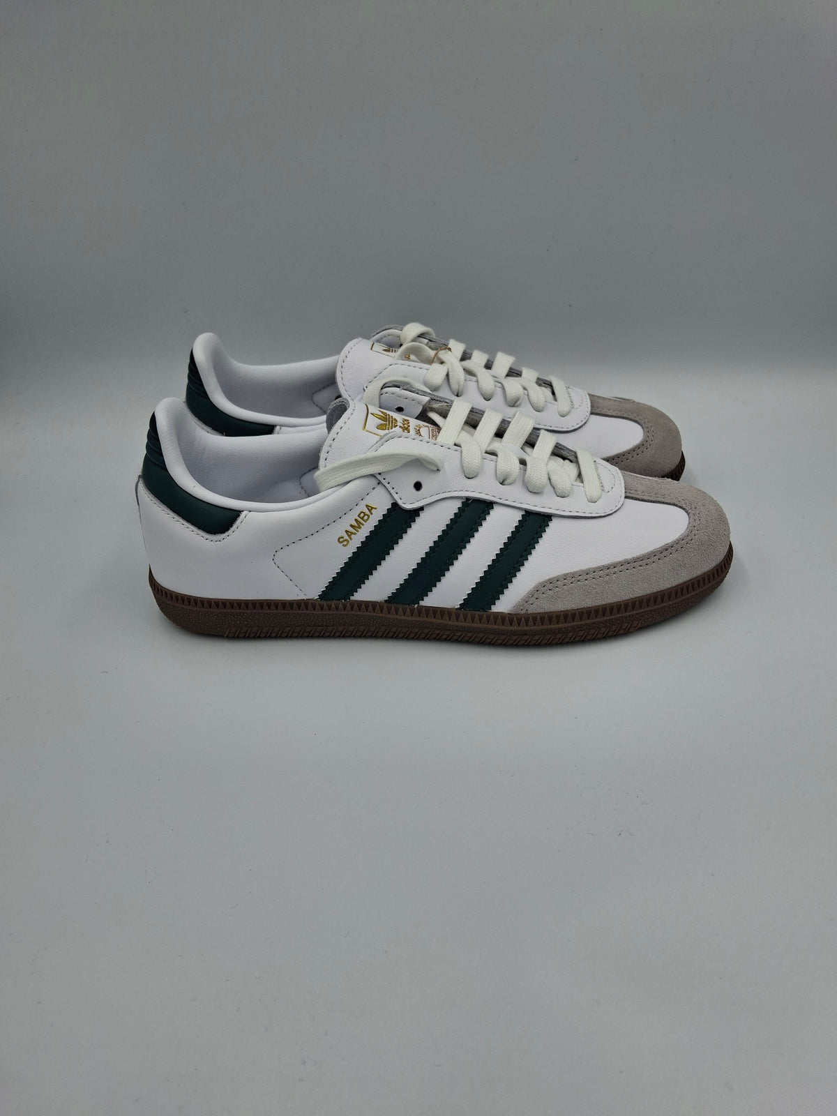Adidas Samba OG White Green UK Size 4.5