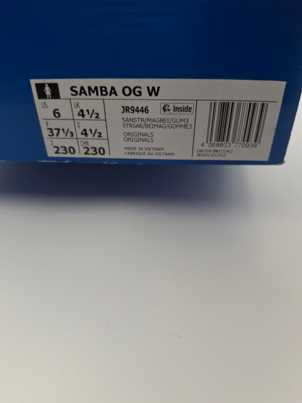 Adidas Samba OG UK Size 4.5