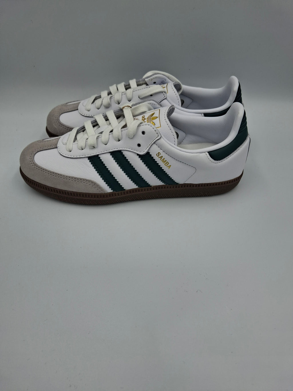 Adidas Samba OG White Green UK Size 4.5