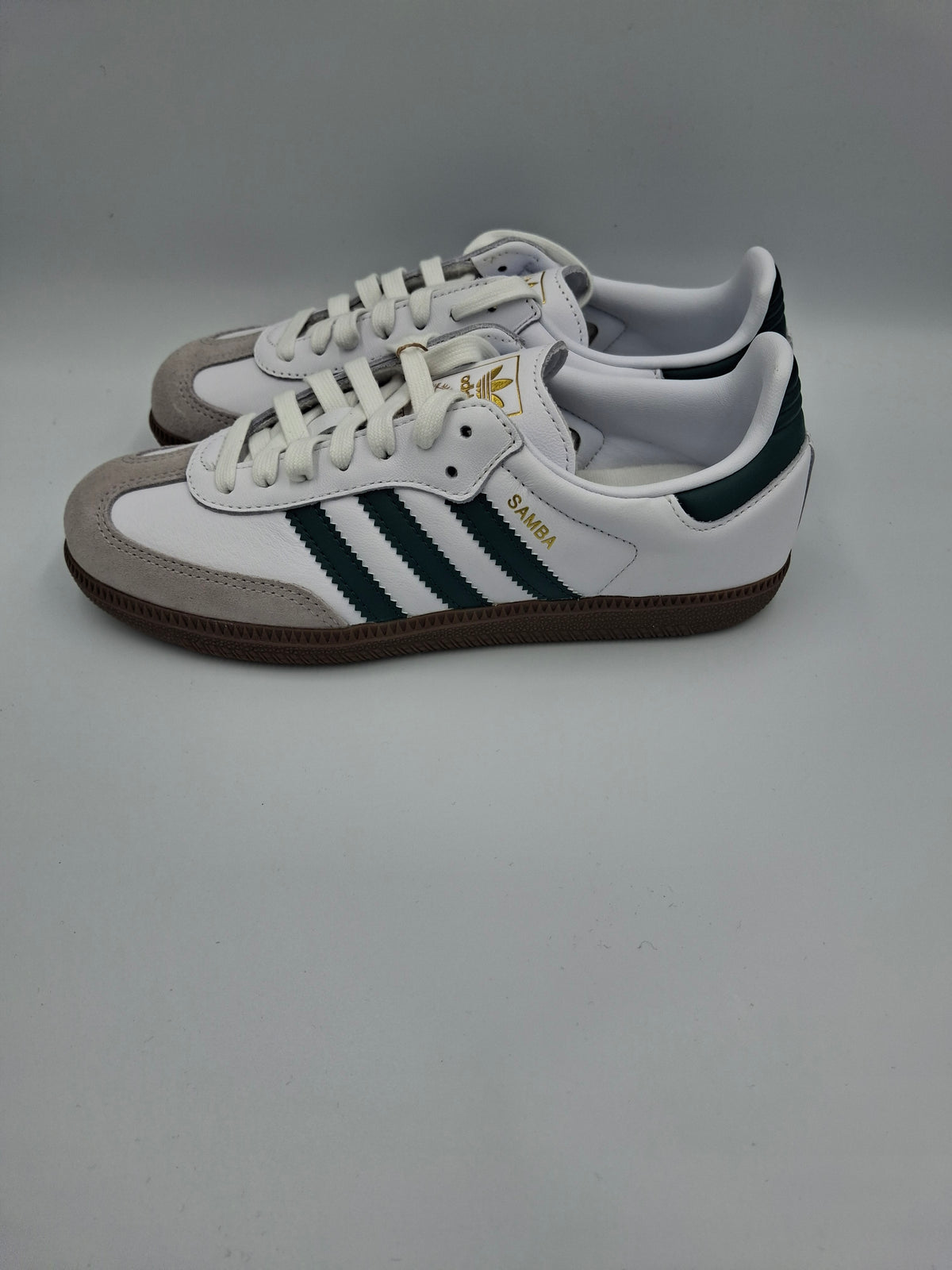Adidas Samba OG White Green UK Size 4.5