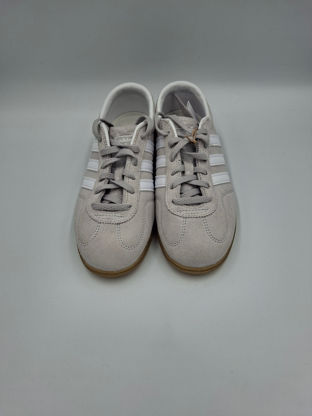 Adidas Gazelle Grey White Gum UK Size 3.5