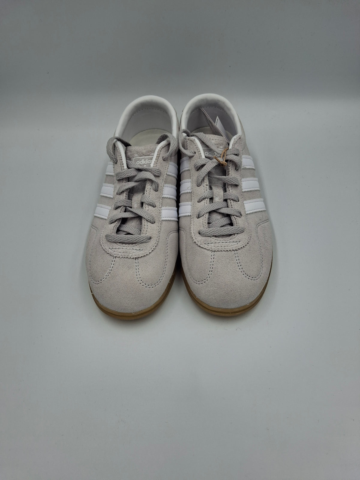 Adidas Gazelle Grey White Gum UK Size 3.5